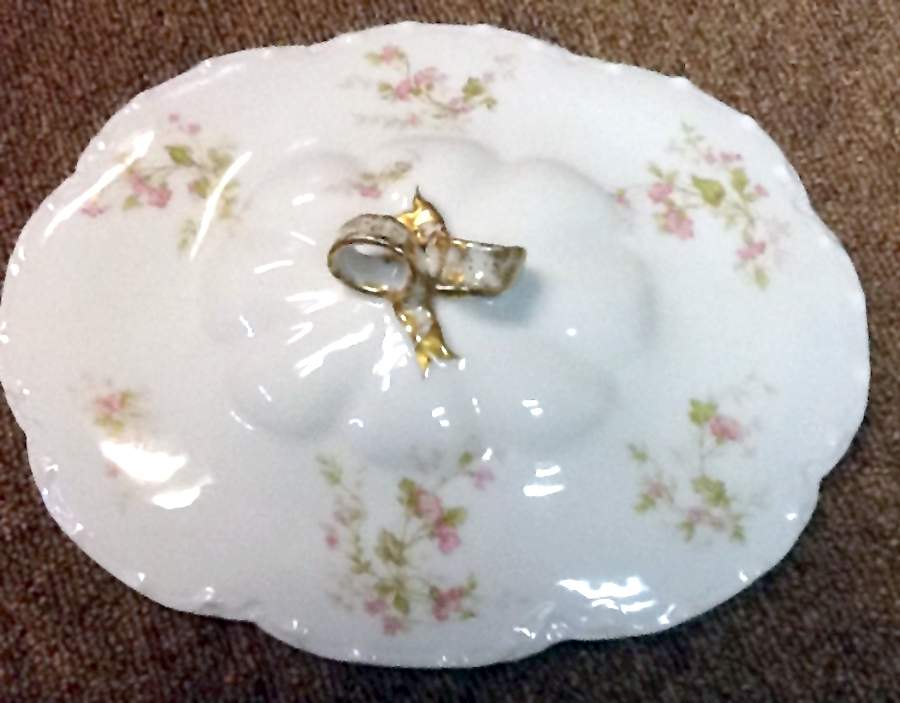 Schleiger 904C Lid for Oval Vegetable by Haviland-1