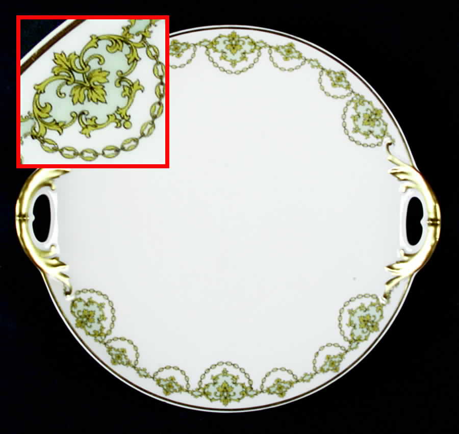 Schleiger 918 Handled Cake Plate by Haviland-1