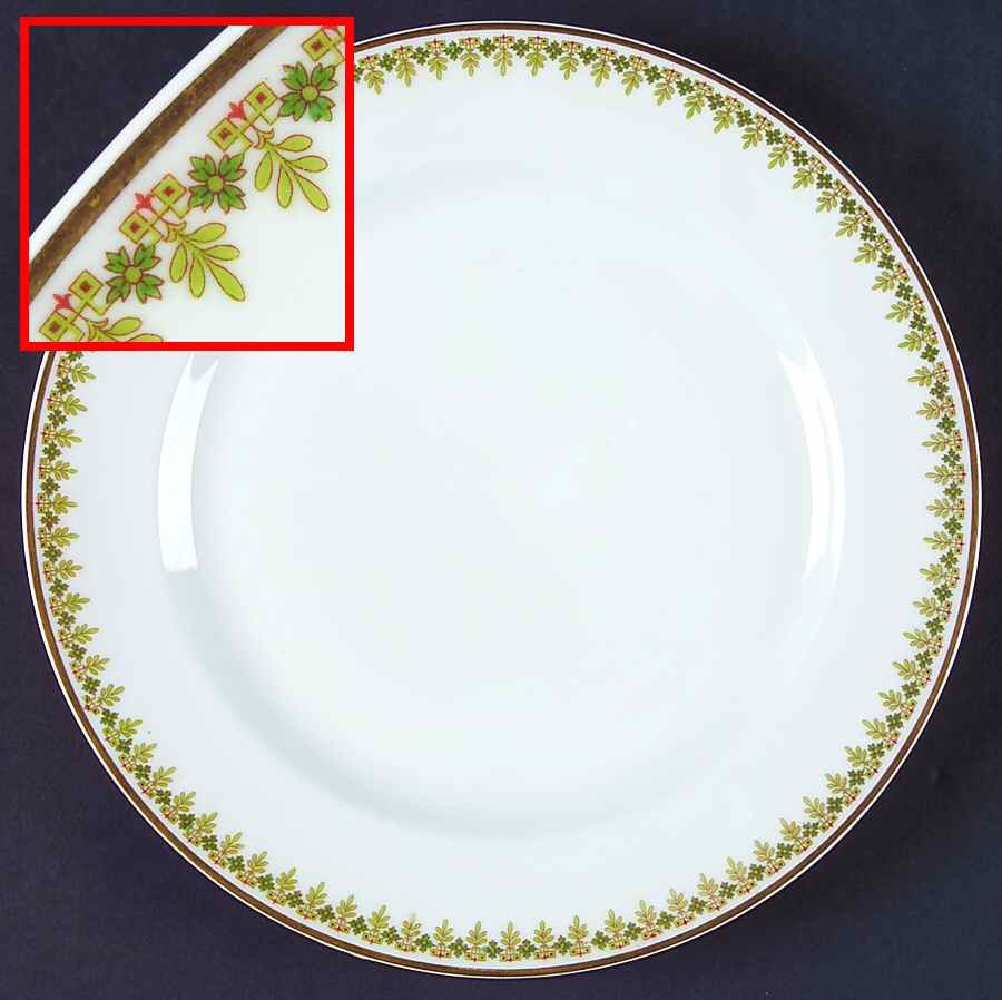 Schleiger 989 Dinner Plate by Haviland-1