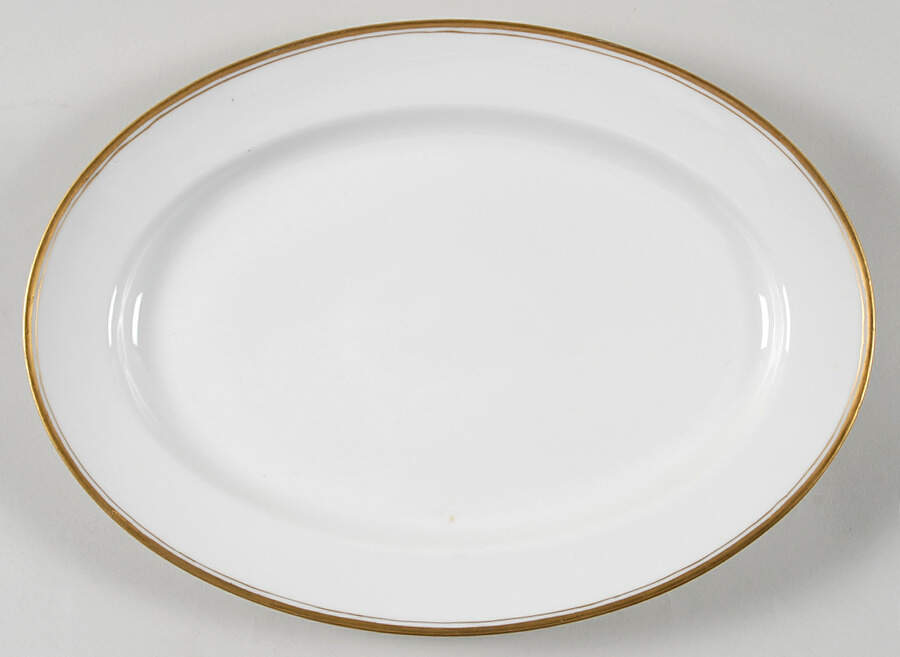 H1415 13" Oval Serving Platter by Haviland-1