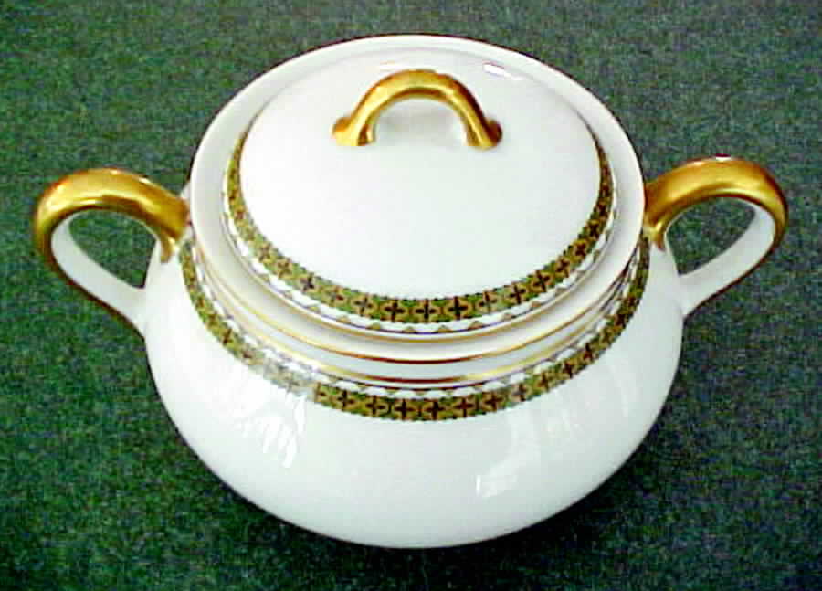 Schleiger 997 Sugar Bowl & Lid by Haviland-1
