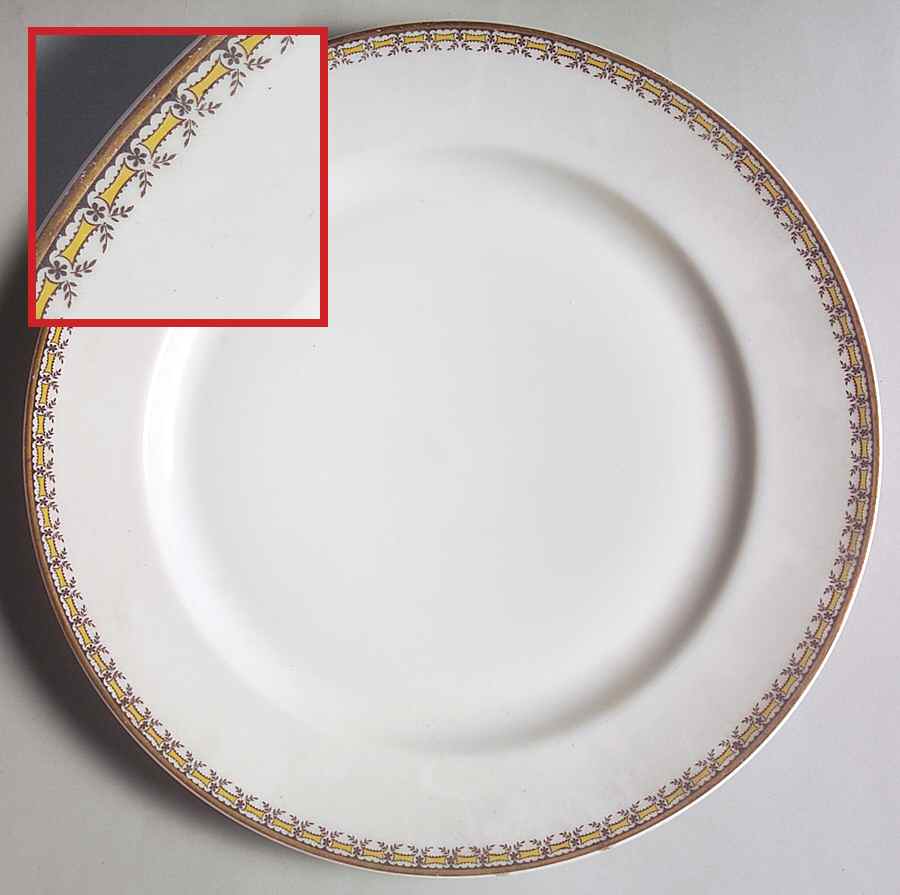 Schleiger 998 Dinner Plate by Haviland-1