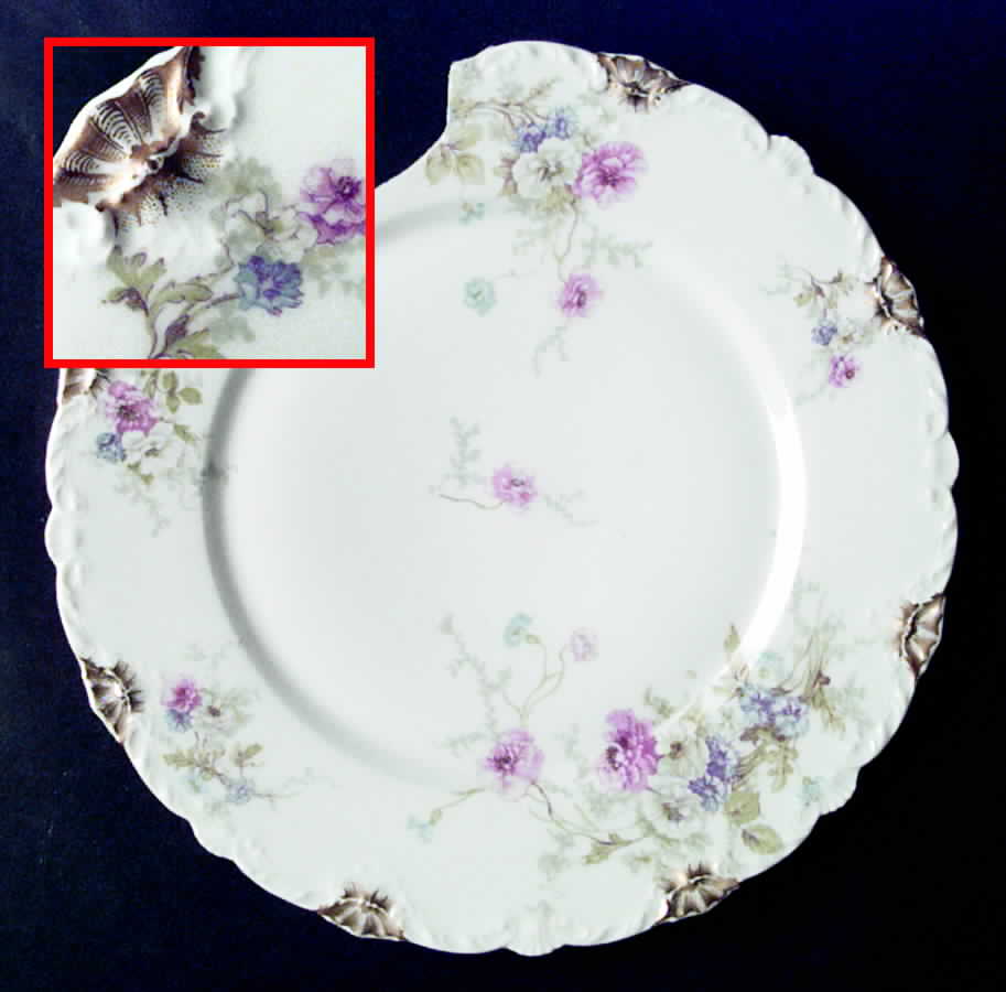 Schleiger 1016 Dinner Plate by Haviland-1
