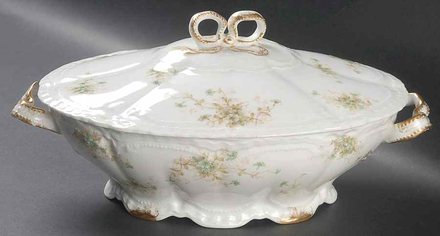 Schleiger 1021a Oval Covered Vegetable by Haviland-1