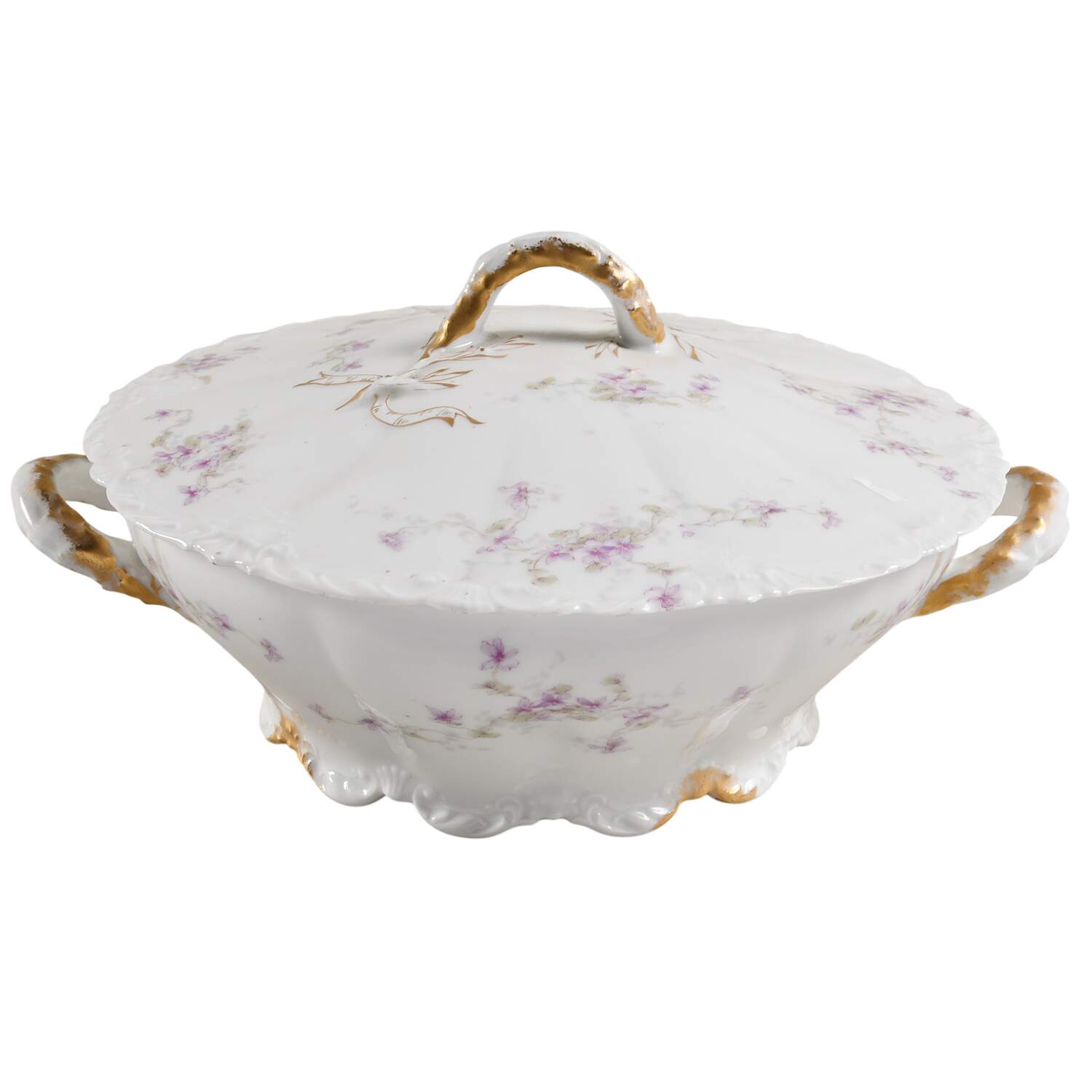 Schleiger 1023b Round Covered Vegetable by Haviland-1