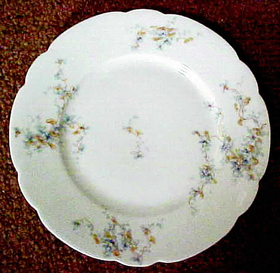 Schleiger 1023d Dinner Plate by Haviland-1
