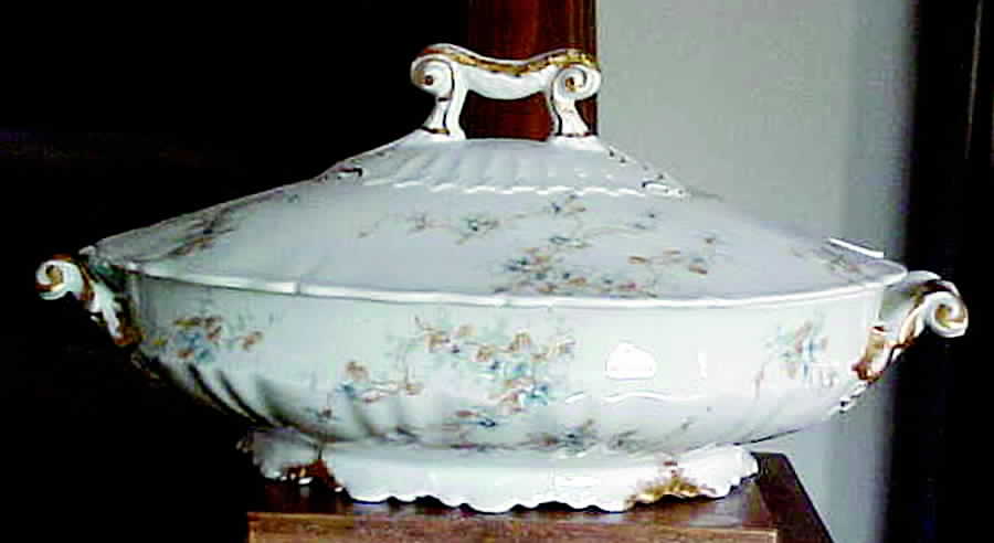Schleiger 1023d Oval Covered Vegetable by Haviland-1