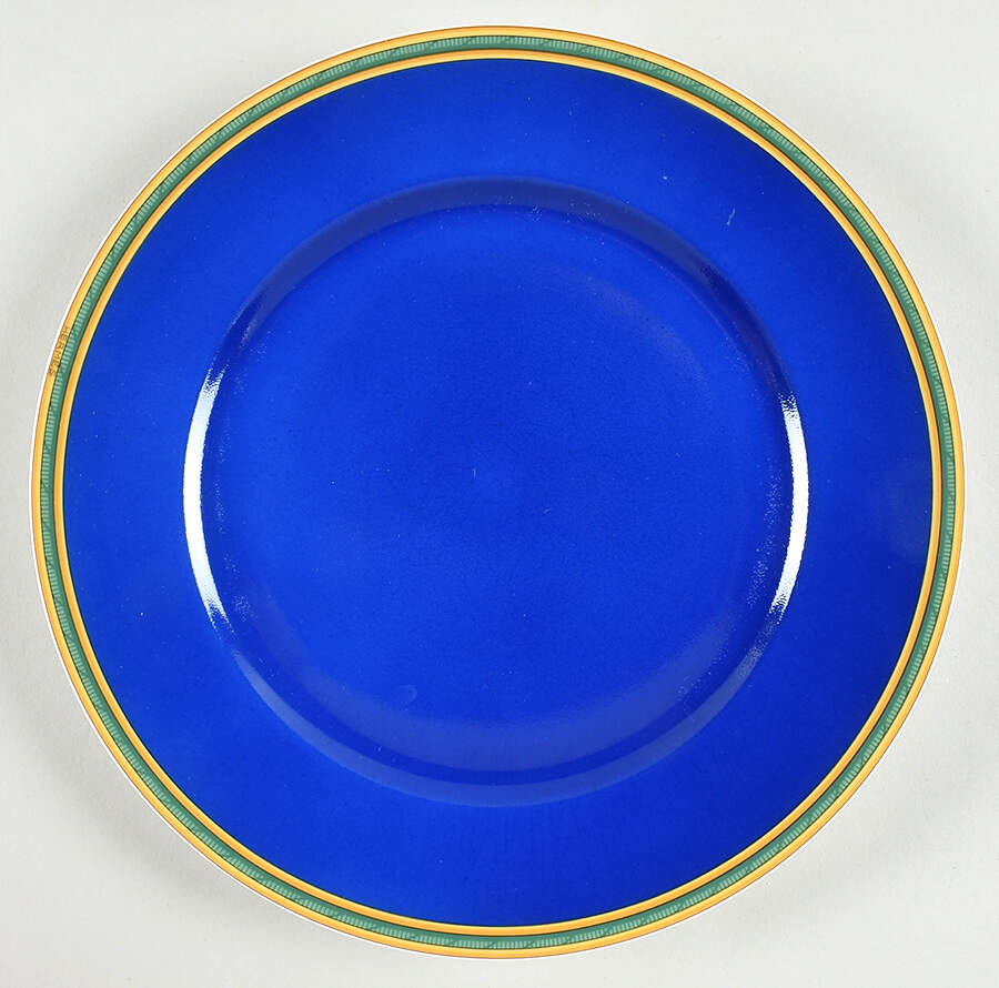 Toucans Blue Dinner Plate by Hermes-1