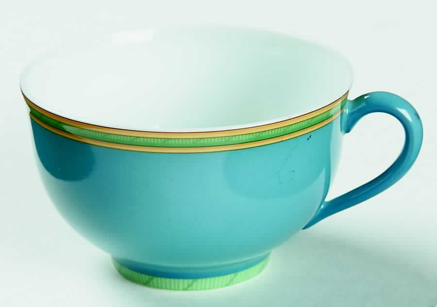 Toucans Blue Flat Cup by Hermes-1
