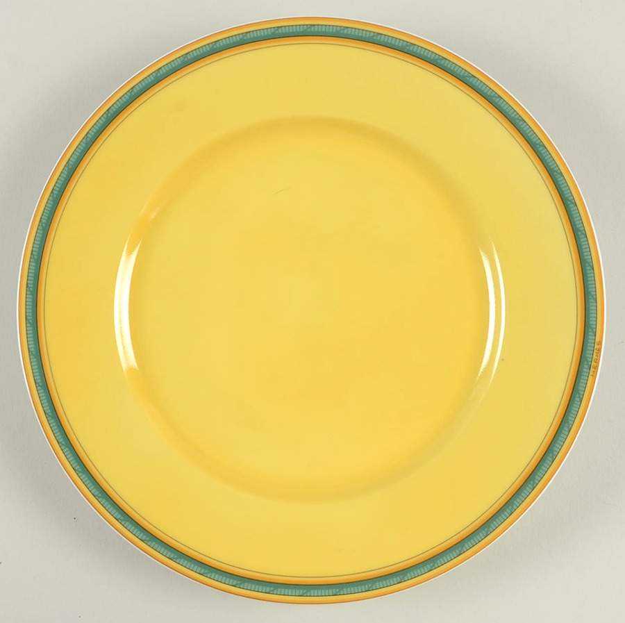 Toucans Yellow Salad/Dessert Plate by Hermes-1