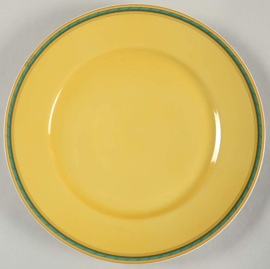 Toucans Yellow Dinner Plate by Hermes-1