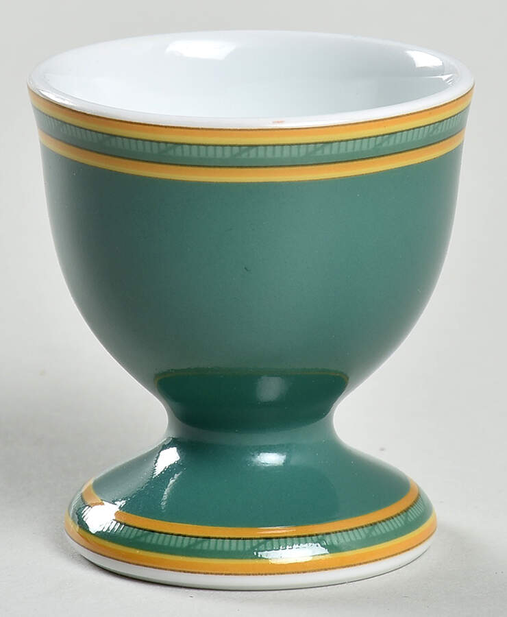 Toucans Green Single Egg Cup by Hermes-1