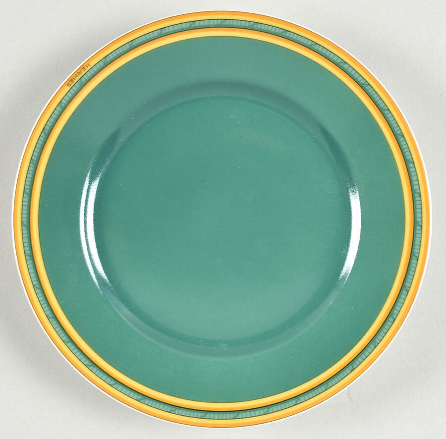 Toucans Green Bread & Butter Plate by Hermes-1