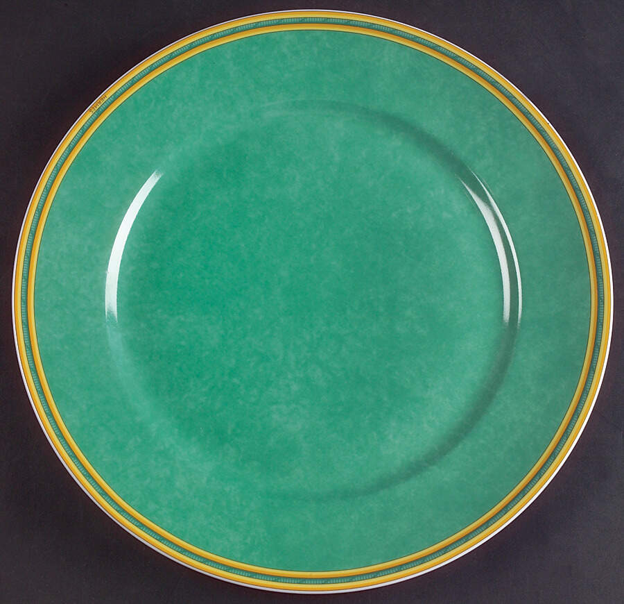 Toucans Green Large Dinner Plate by Hermes-1