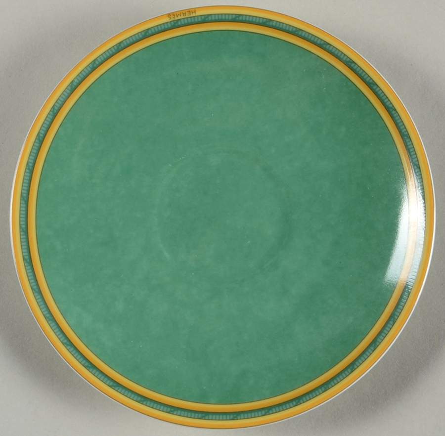 Toucans Green Saucer for Demitasse Cup by Hermes-1