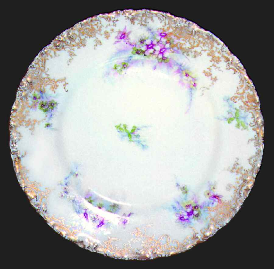 Schleiger 1027a Dinner Plate by Haviland-1