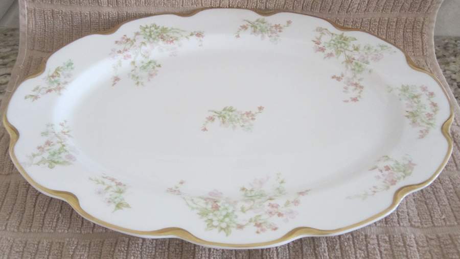 Schleiger 45-2 14" Oval Serving Platter by Haviland-1