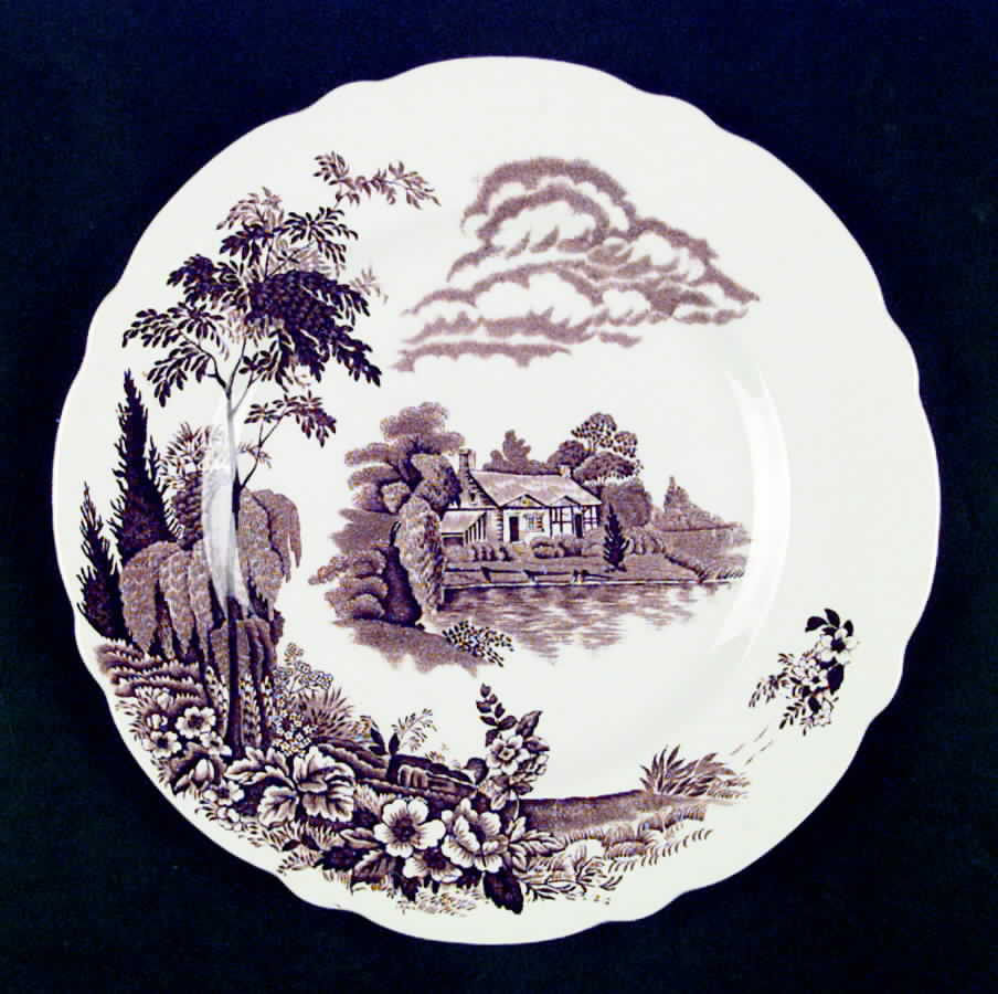 Eden Brown Dinner Plate by Thomas Hughes & Sons-1