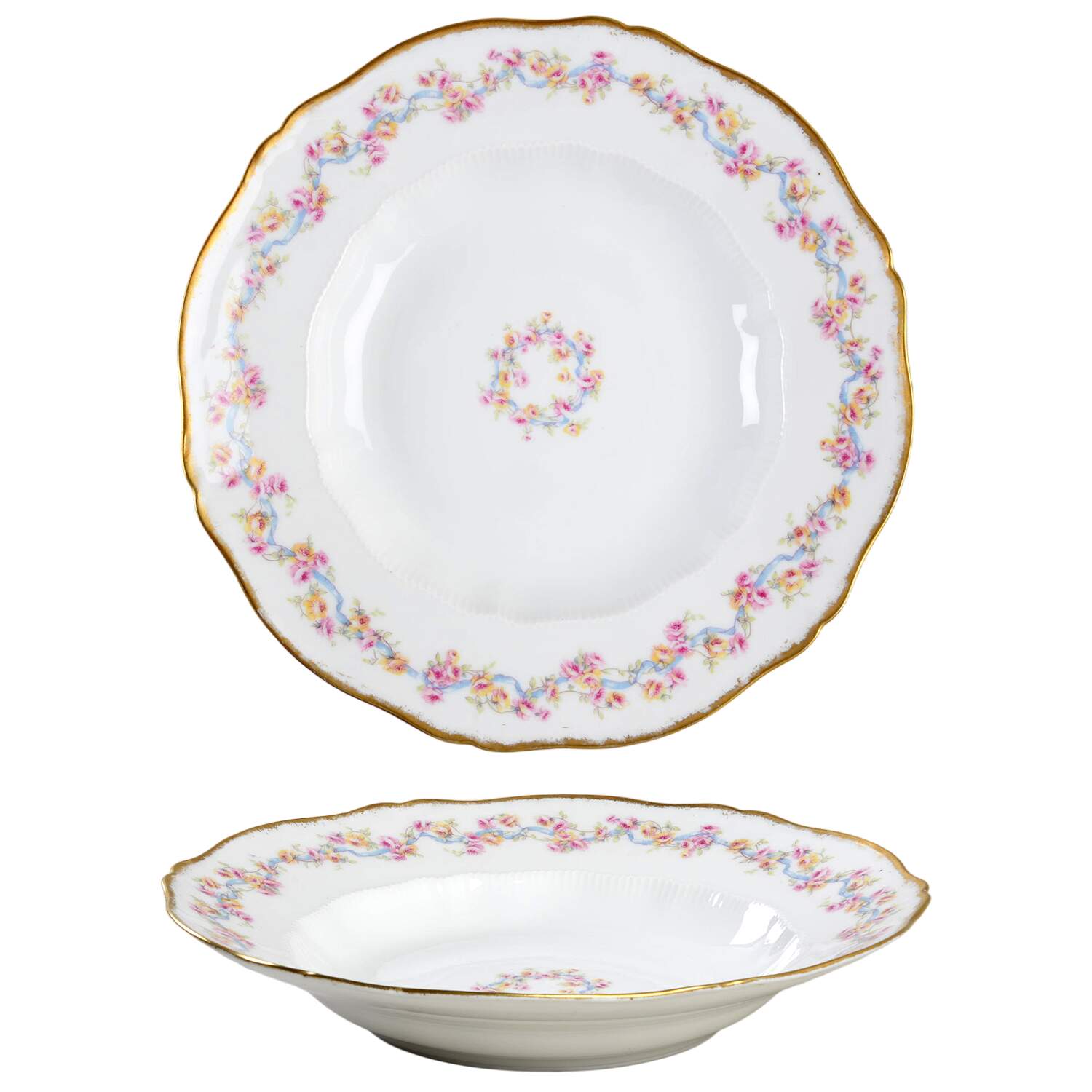 Schleiger 1112 Large Rim Soup Bowl by Haviland-1