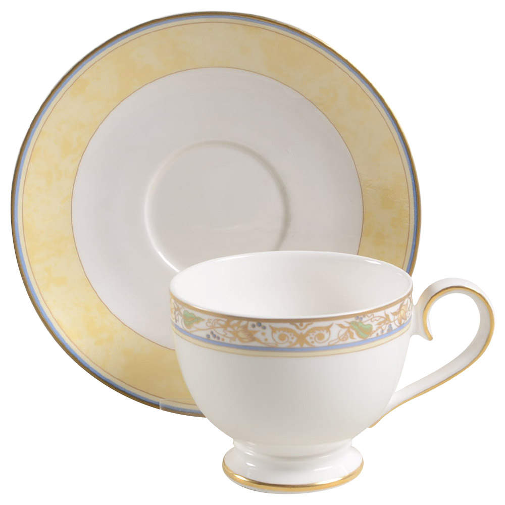 Villa Cannes Footed Cup & Saucer Set by Heinrich - H&C-1