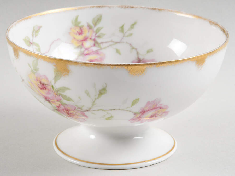 Schleiger 1151c Cranberry Bowl by Haviland-1