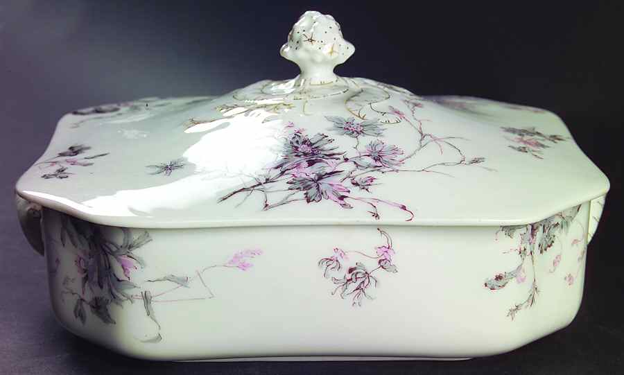Schleiger 1152 Rectangular Covered Vegetable by Haviland-1