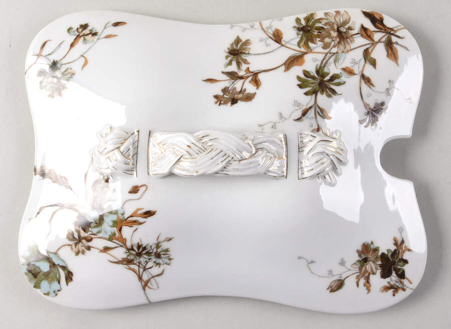 Schleiger 1154i Lid for Rectangular Tureen by Haviland-1