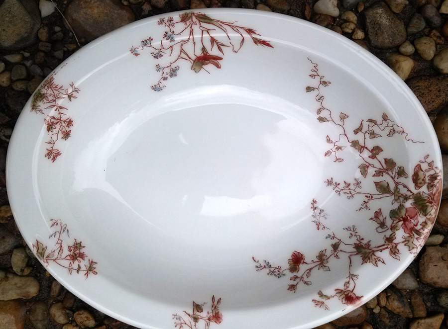 Schleiger 1157 7" Oval Vegetable Bowl by Haviland-1