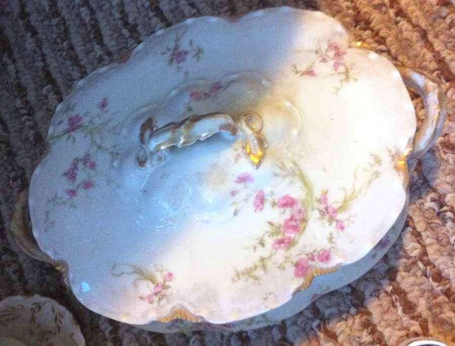 Schleiger 1166 Oval Covered Vegetable by Haviland-1