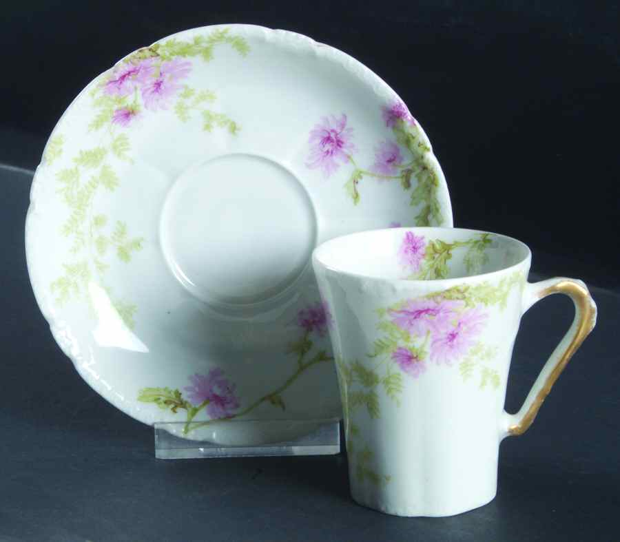 Schleiger 1235 Chocolate Cup & Saucer Set by Haviland-1