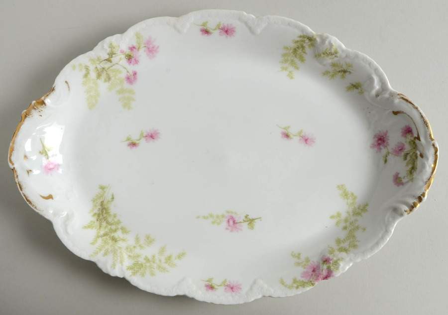Schleiger 1235 14" Oval Serving Platter by Haviland-1