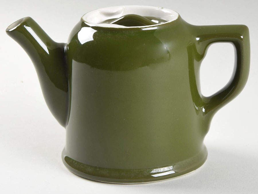 FOREST GREEN Individual Teapot & Lid by Hall-1