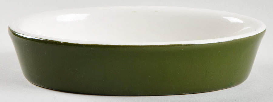 FOREST GREEN 7" Oval Baker by Hall-1