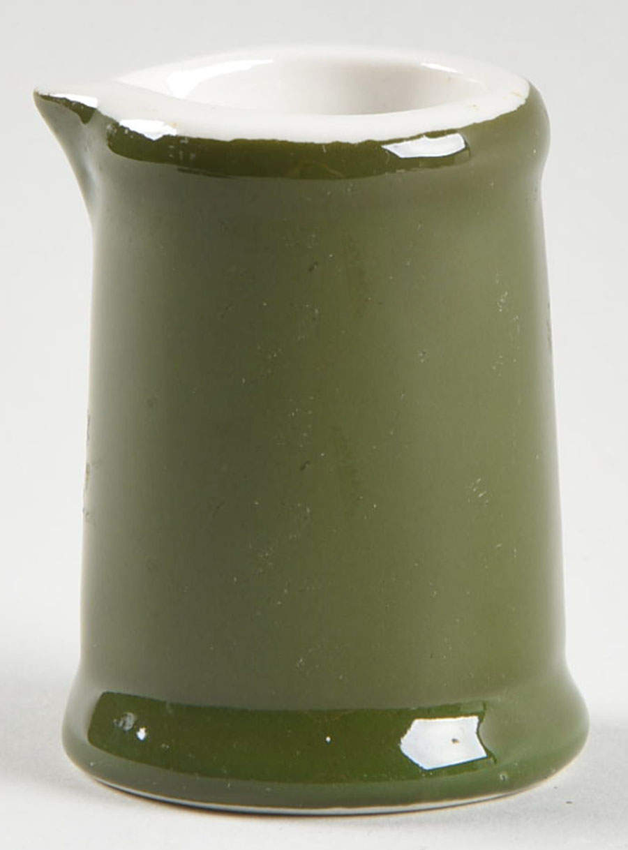 FOREST GREEN Individual Creamer by Hall-1