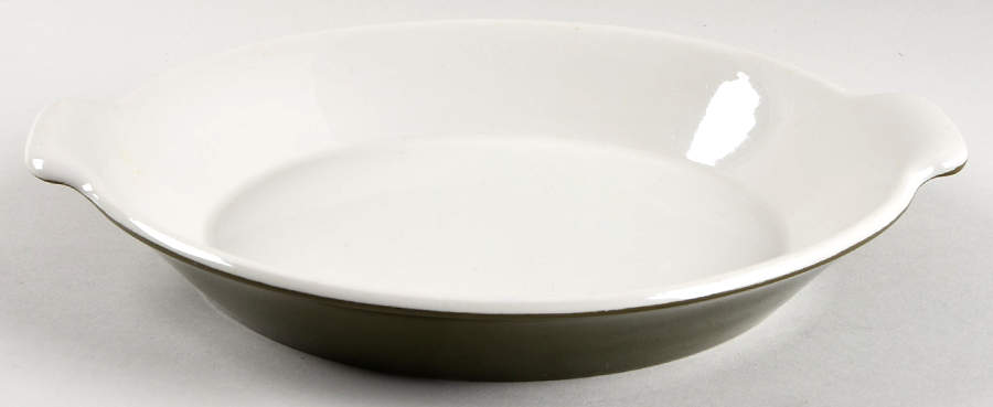 FOREST GREEN 10'' Shirred Egg Dish by Hall-1