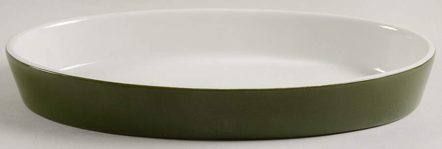 FOREST GREEN 12'' Oval Baker by Hall-1