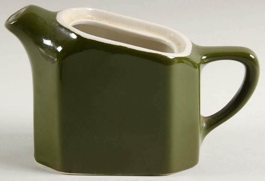 FOREST GREEN Tea for Two Hot Water Pot No Lid by Hall-1