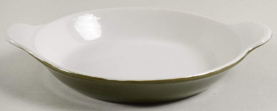 FOREST GREEN Shirred Egg Dish by Hall-1