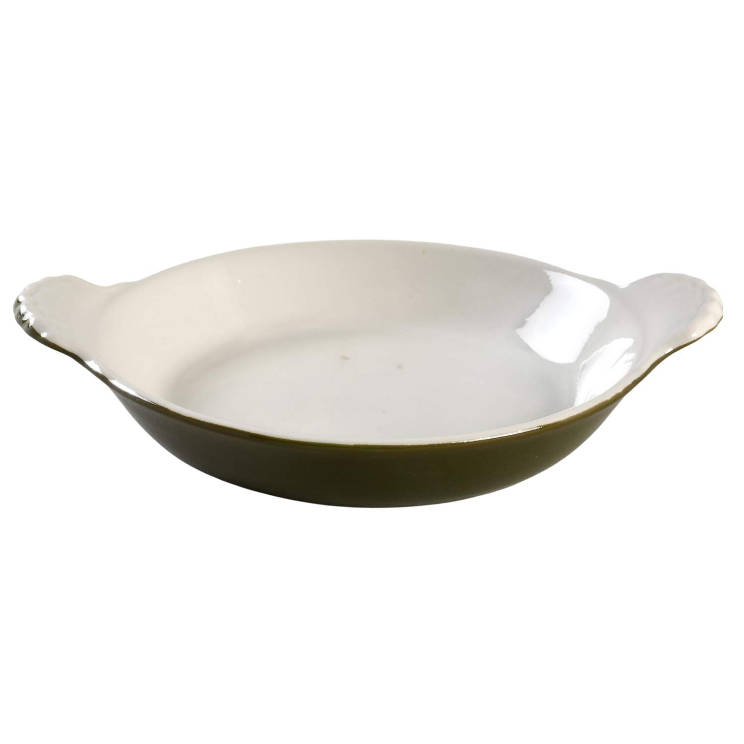 FOREST GREEN 7" Shirred Egg Dish by Hall-1