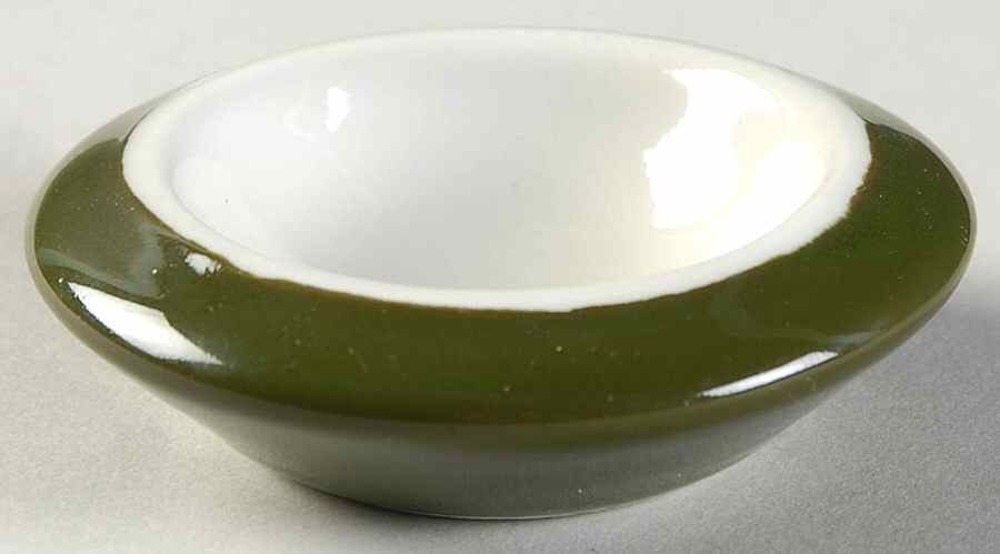 FOREST GREEN Butter Pat by Hall-1