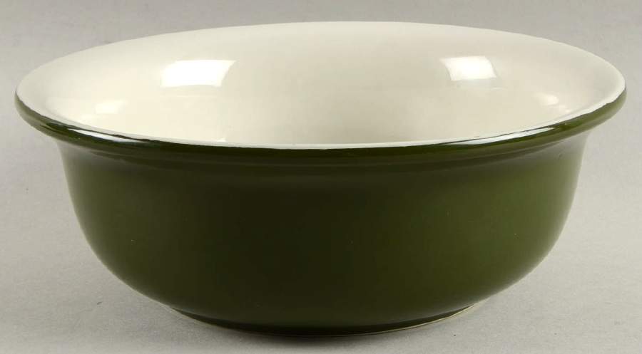 FOREST GREEN 8" Round Vegetable Bowl by Hall-1