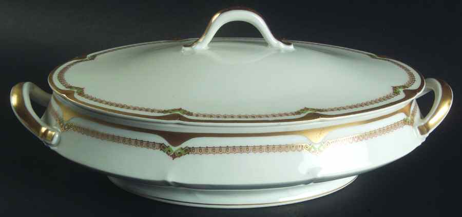 Schleiger 1268 Oval Covered Vegetable by Haviland-1