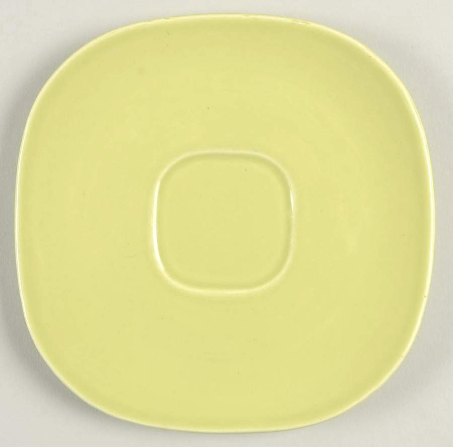 Main Street Chartreuse Saucer by Harmony House China-1