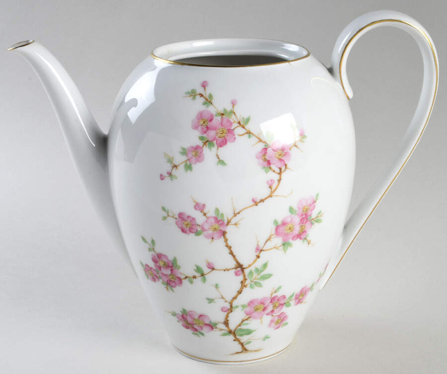 Cherry Blossom Coffee Pot No Lid by Hutschenreuther-1