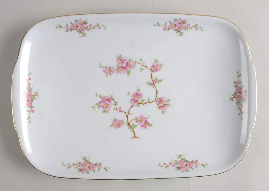 Cherry Blossom 12" Rectangular Serving Platter by Hutschenreuther-1