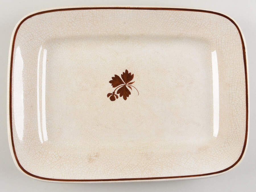 Tea Leaf 12" Rectangular Serving Platter by Henry Burgess-1