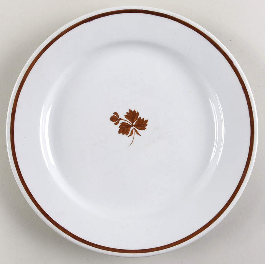 Tea Leaf Dinner Plate by Henry Burgess-1