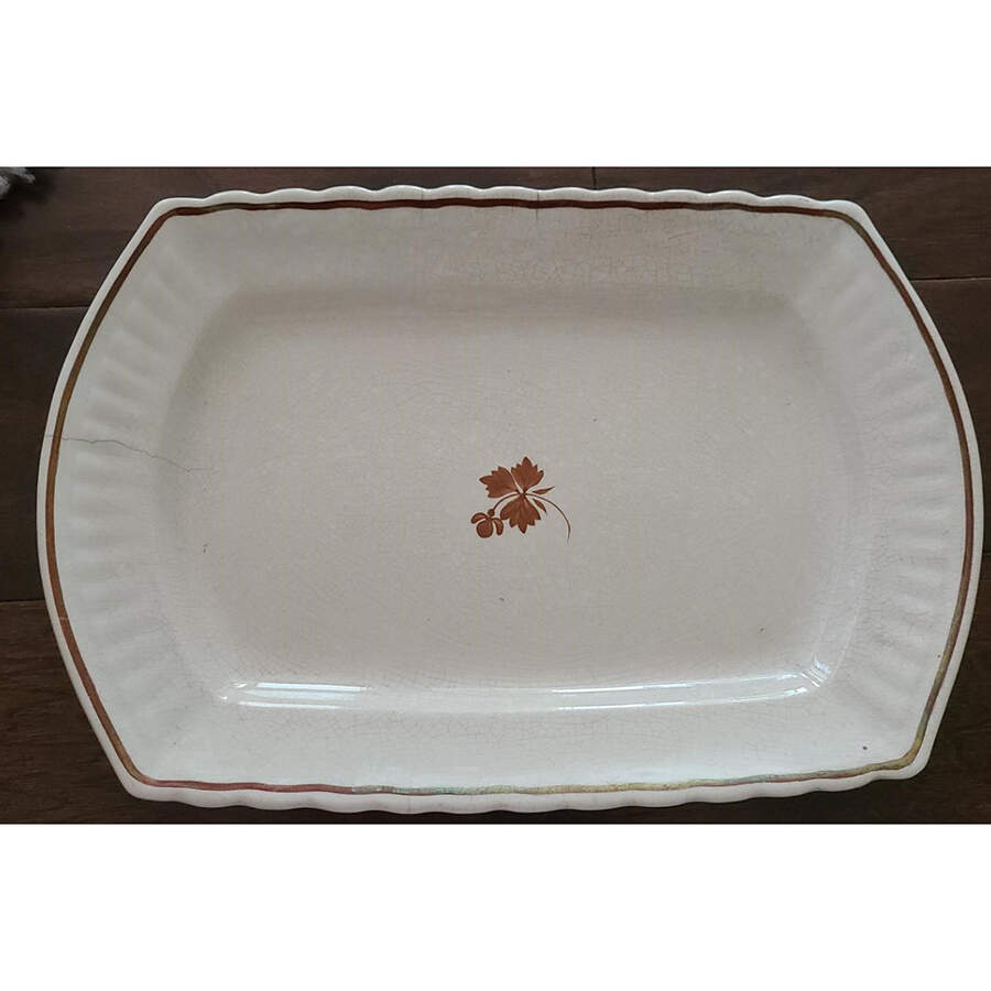 Tea Leaf 14" Rectangular Serving Platter by Henry Burgess-1