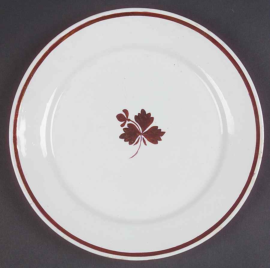 Tea Leaf Luncheon Plate by Henry Burgess-1