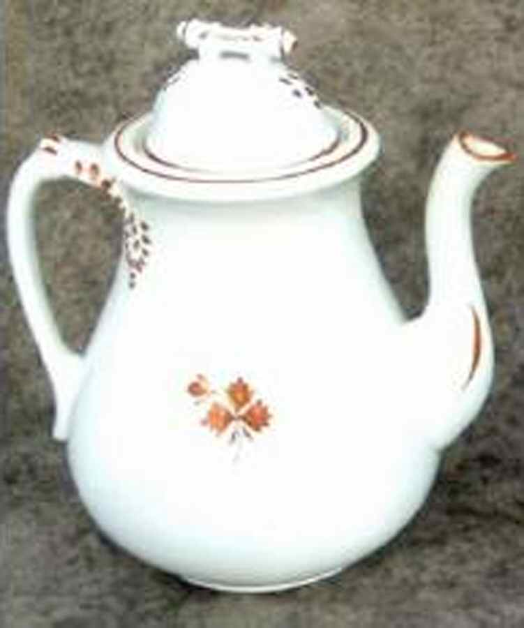 Tea Leaf Coffee Pot & Lid by Henry Burgess-1